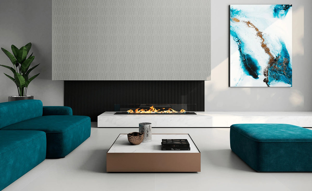Pro Ivory Porcelain Tile – room scene
