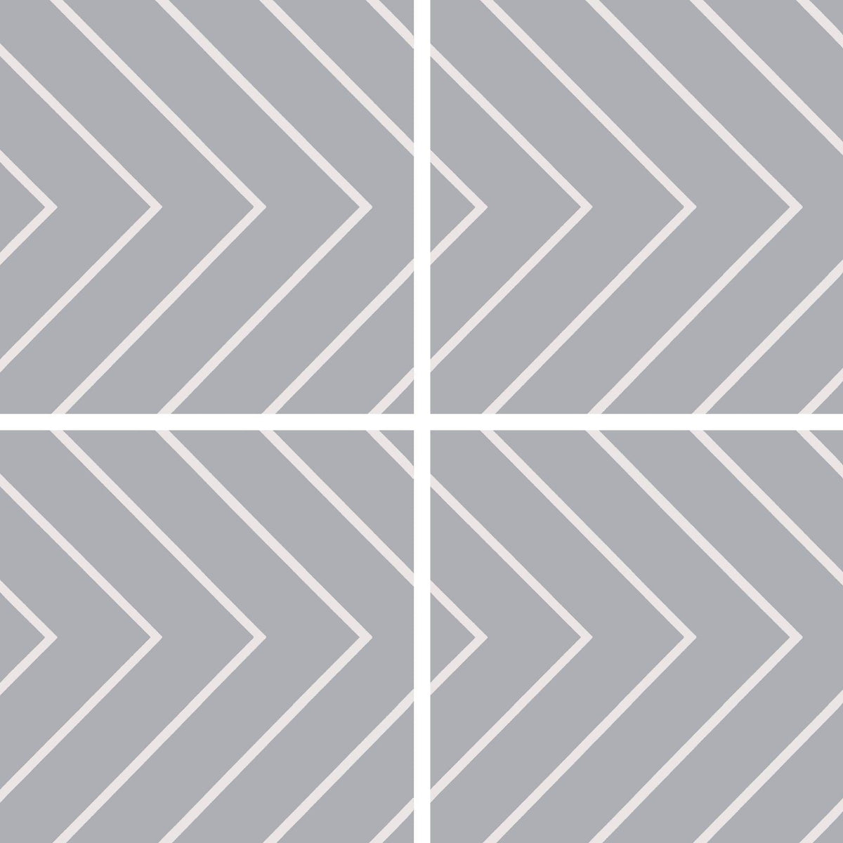 Studio Grey with White Lines Porcelain Tile – single tile