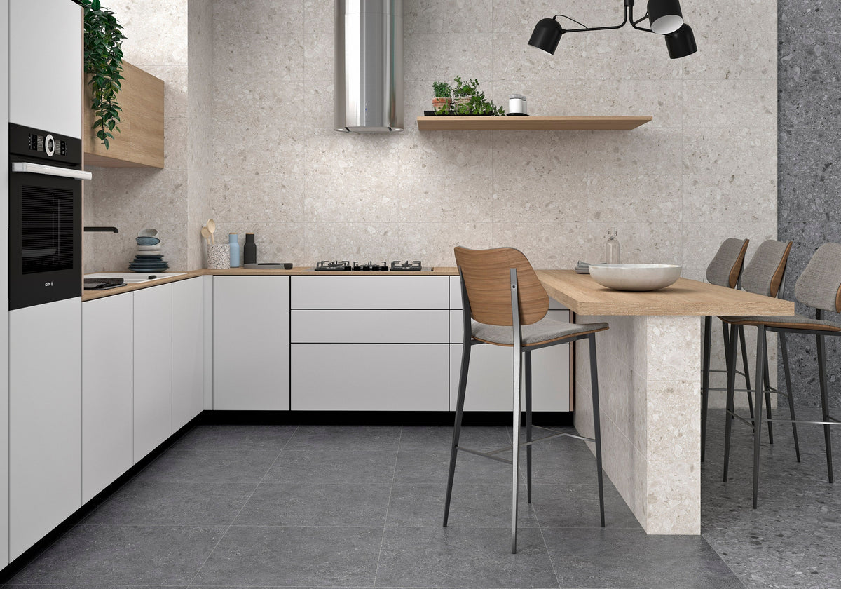 Flodsten Artic Porcelain Tile – room scene