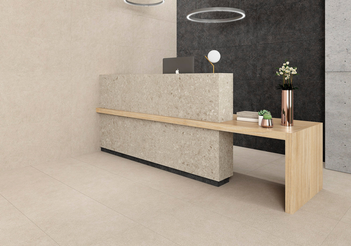 Flodsten Night Porcelain Tile – room scene