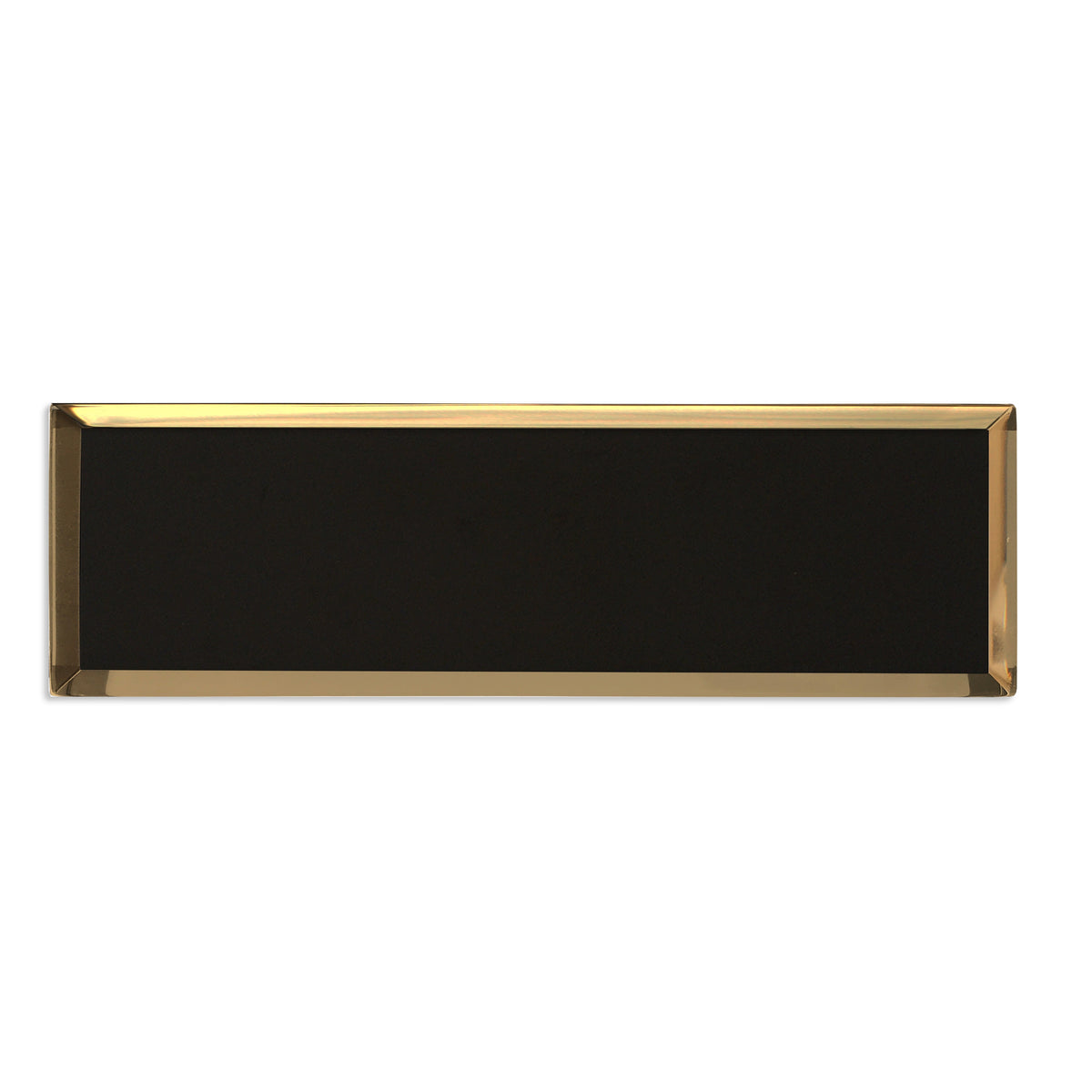 Gatsby Black Rectangle Glass Tile