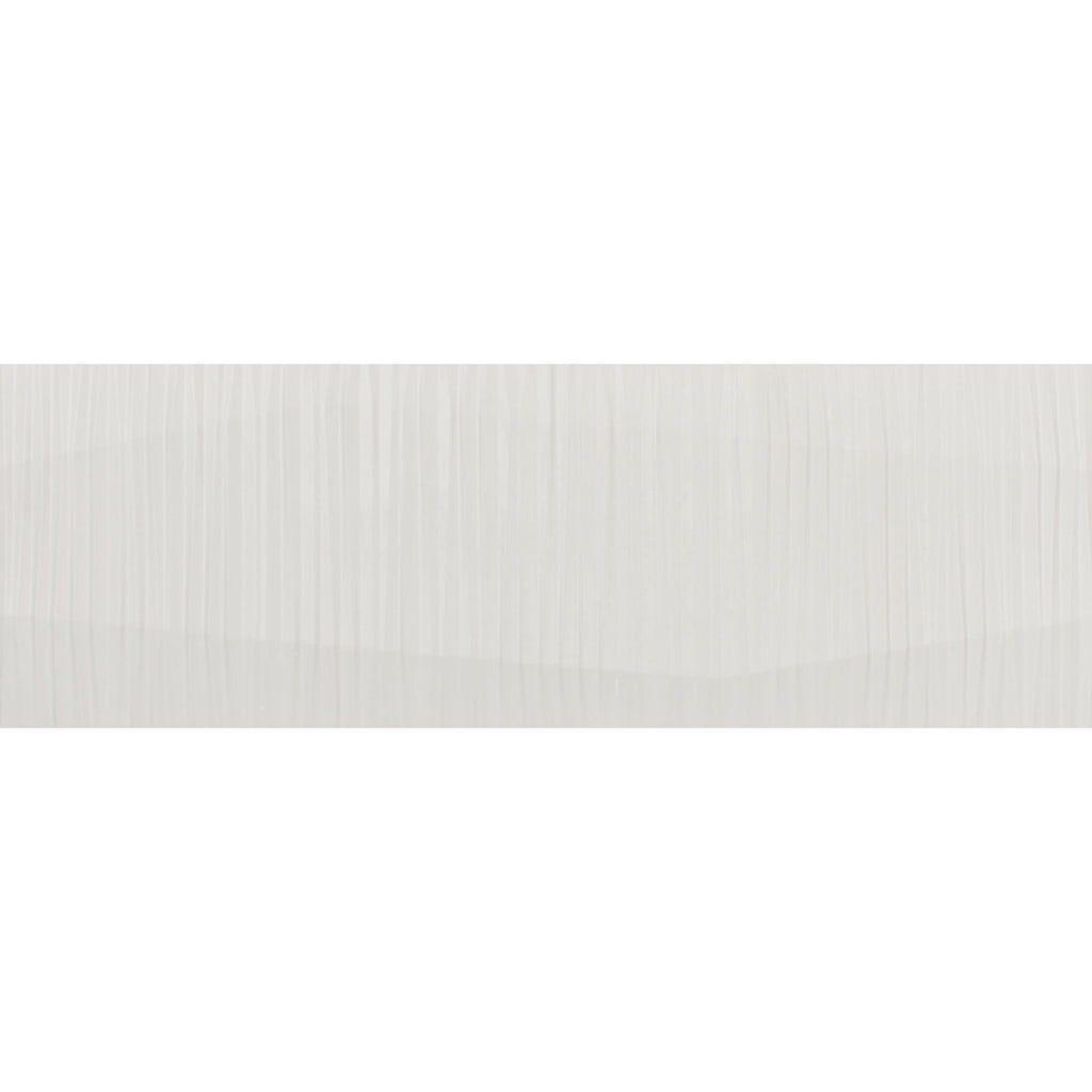 Groove White Ceramic Wall Tile