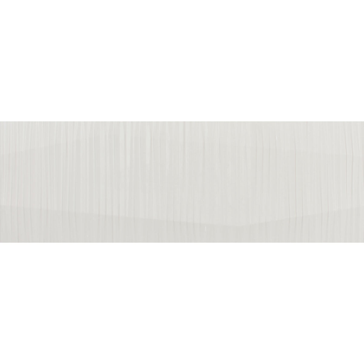 Groove White Ceramic Wall Tile