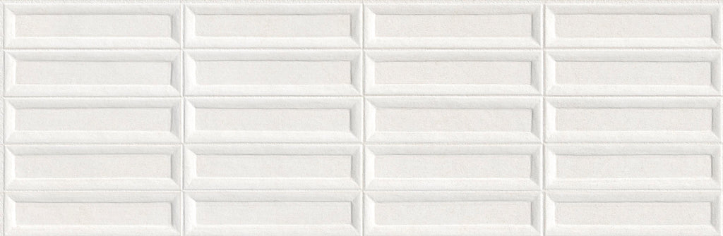 Haven White Ceramic Tile – room scene