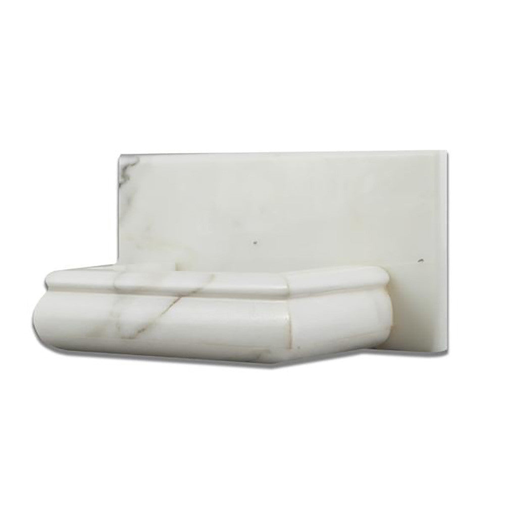Calacatta Gold Marble Soap Holder - Polished