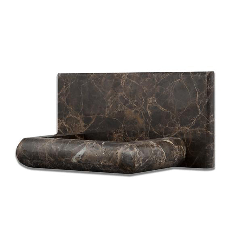Emperador Dark Marble Soap Holder - Polished