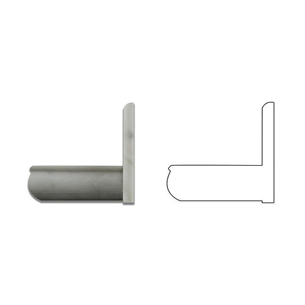 Bianco Carrara Marble Soap Holder - Polished
