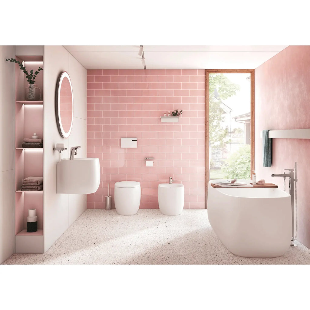 Joy Velvet Pink Ceramic Wall Tile