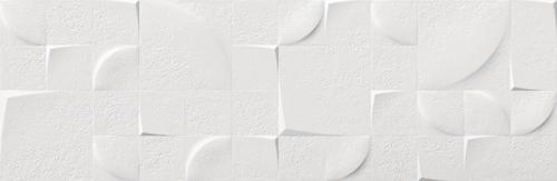 Kone Glacier White Ceramic Tile – room scene