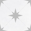 Starburst Llevant Grey Porcelain Tile
