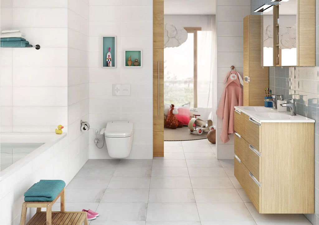 Magnolia Blanco Ceramic Wall Tile – room scene