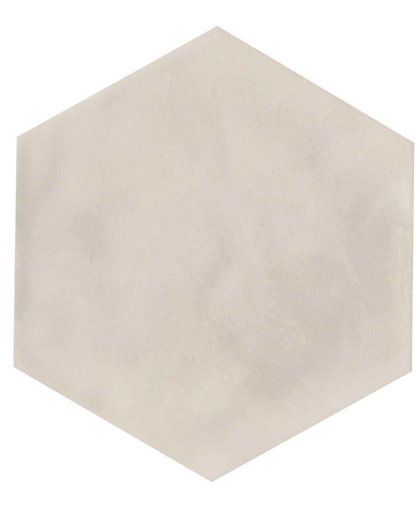 Maiolica Biscuit Hexagon Ceramic Wall Tile