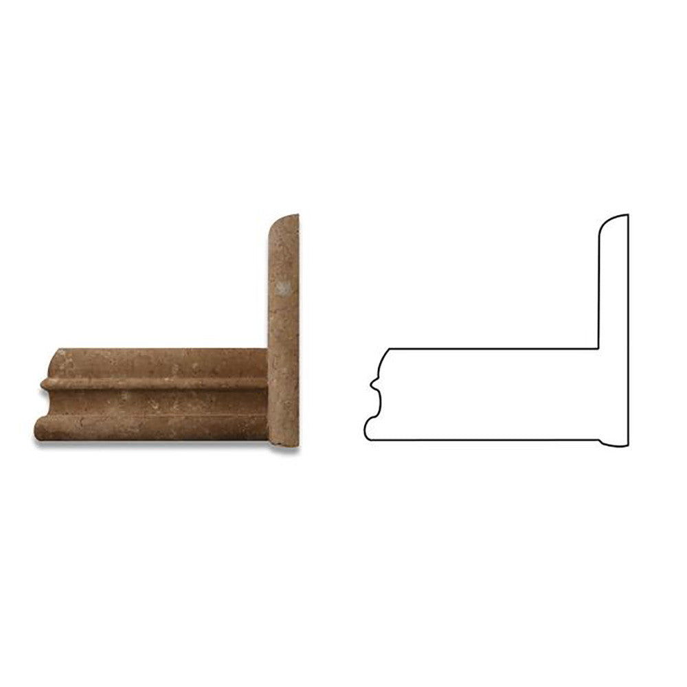 Noce Travertine Soap Holder - Honed