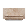 Ivory Travertine Soap Holder - Honed