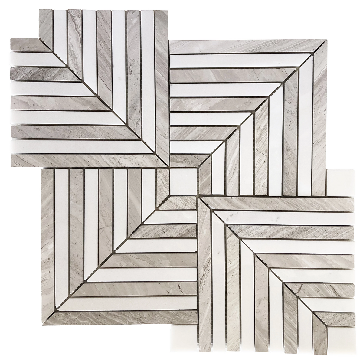 Maze Beige Stone Mosaic Tile