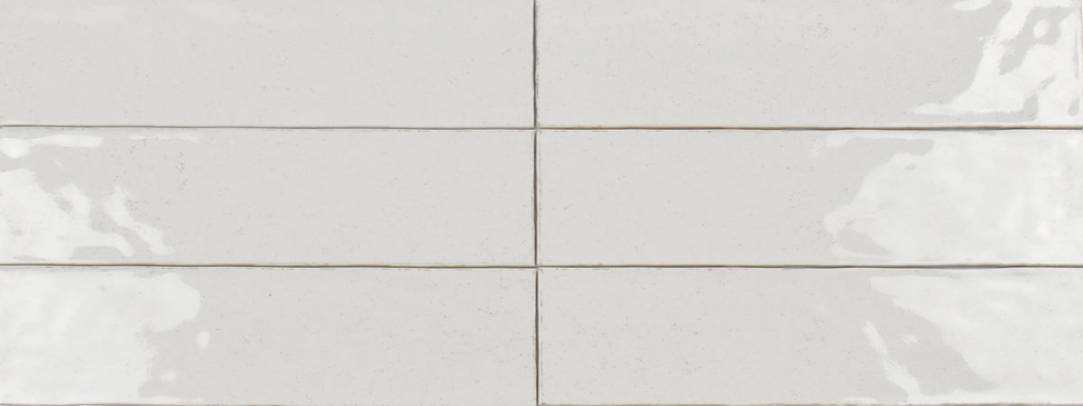 Maiolica White Crackled Ceramic Wall Tile