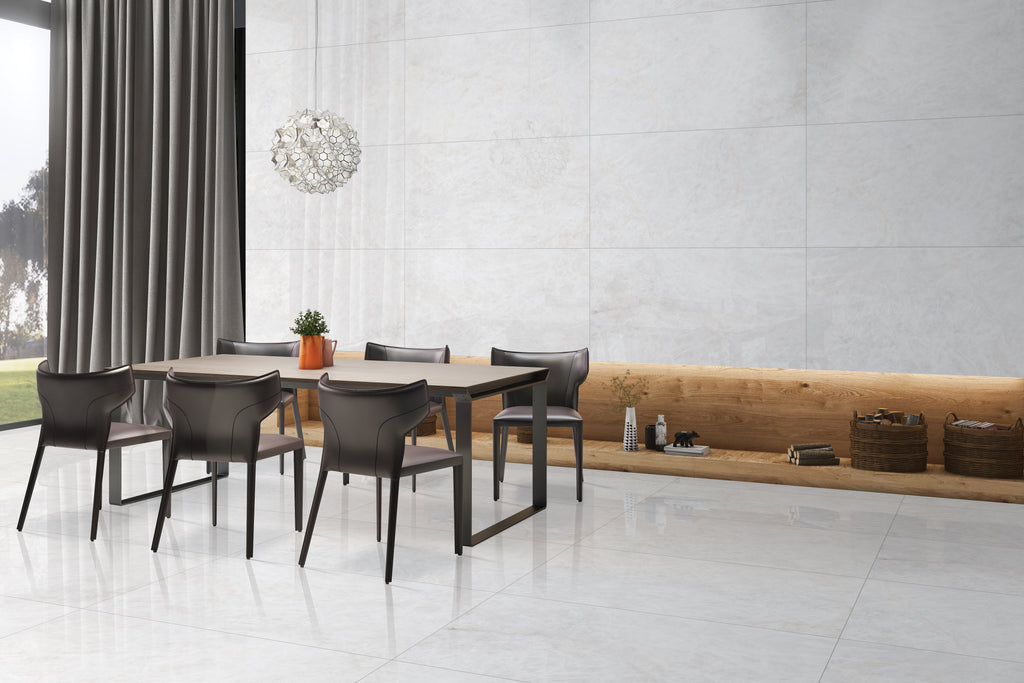 Taj Bianco Porcelain Tile – Polished