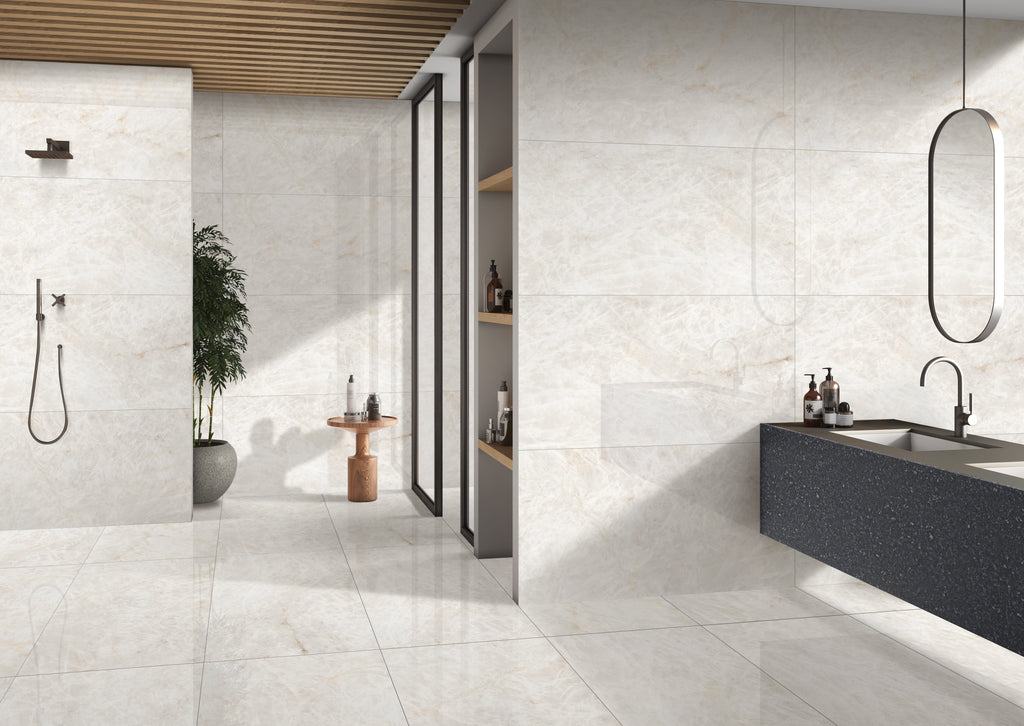 Taj Crema Porcelain Tile – Polished