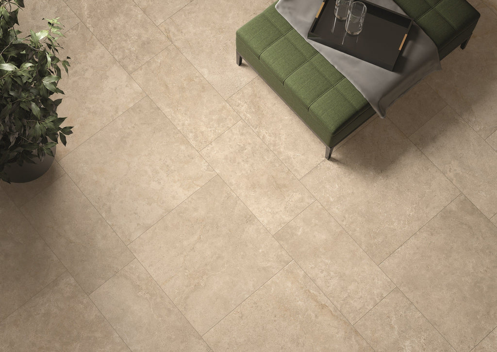 Passage Sun Porcelain Tile – room scene