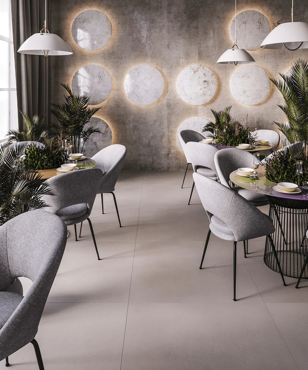 Pro Max Cement Porcelain Tile – room scene