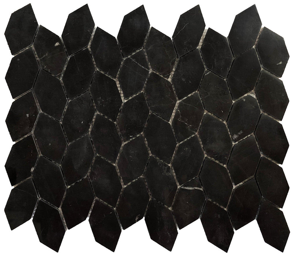 Stonevine Black Stone Mosaic Tile