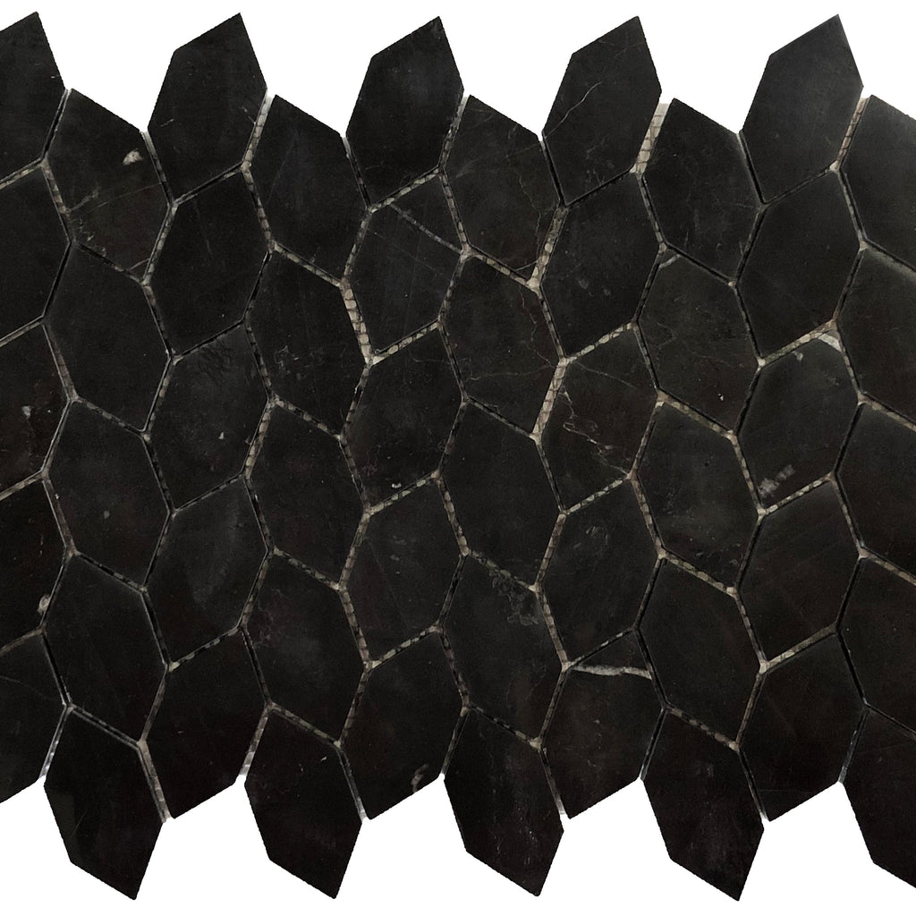 Stonevine Black Stone Mosaic Tile