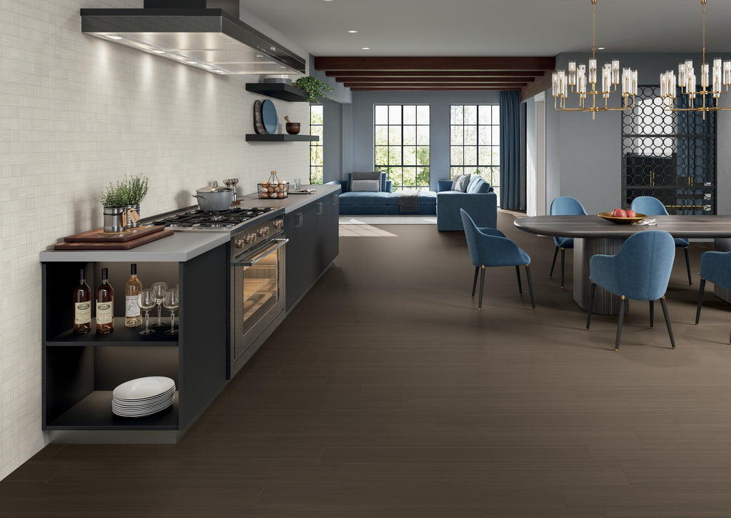Signature Pure White Porcelain Tile – room scene