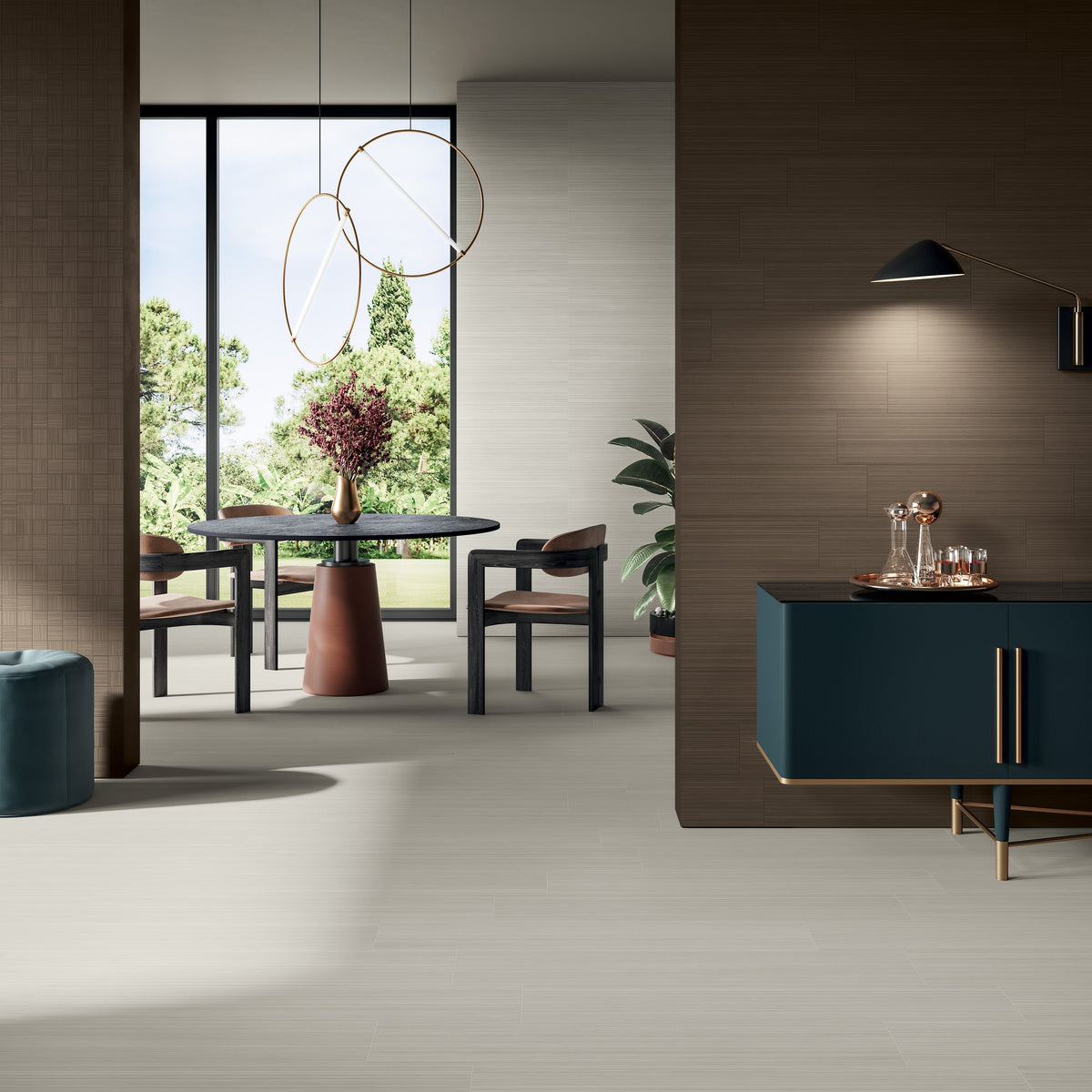 Signature Pure White Porcelain Tile – room scene