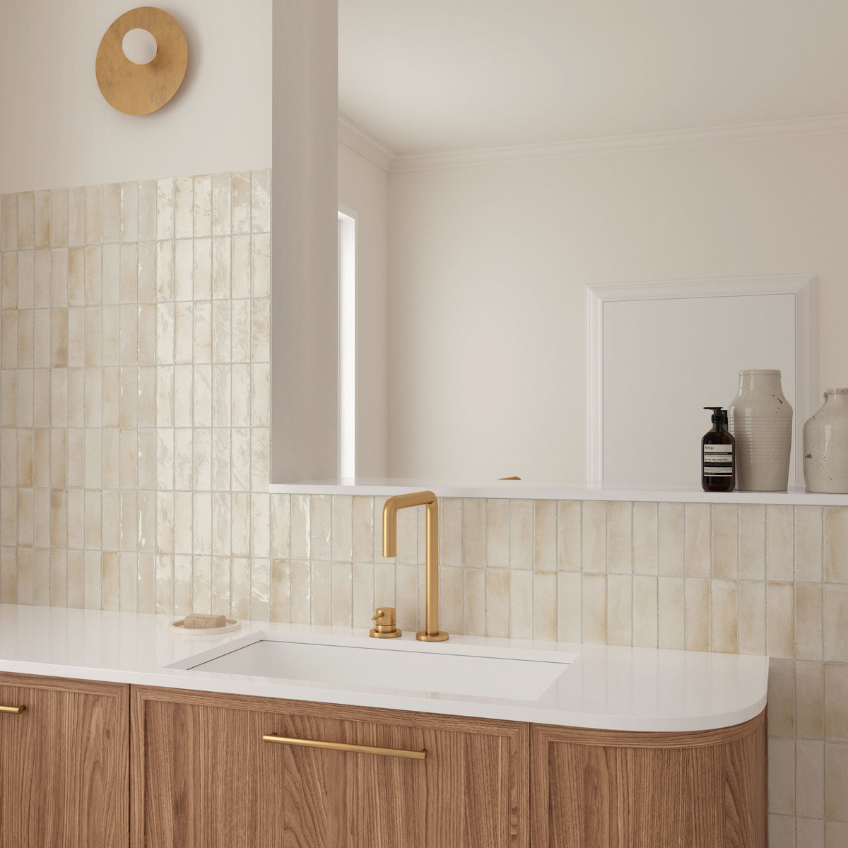 Soco Beige Porcelain Tile – room scene