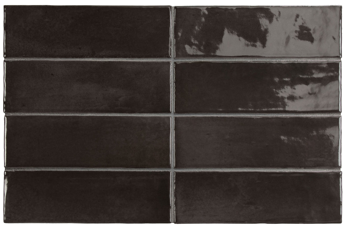 Soco Black Porcelain Tile – Gloss