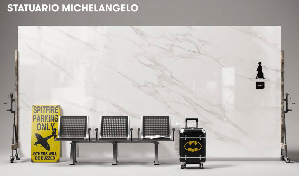 Statuario Michelangelo Porcelain Slab