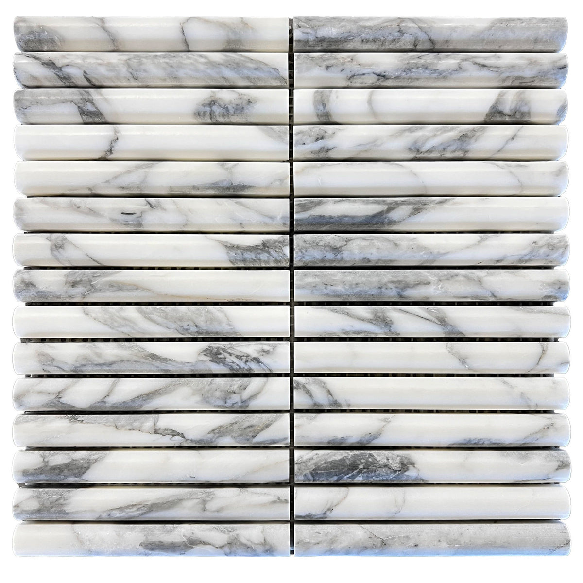 True Arabesque Arc Marble Mosaic Tile