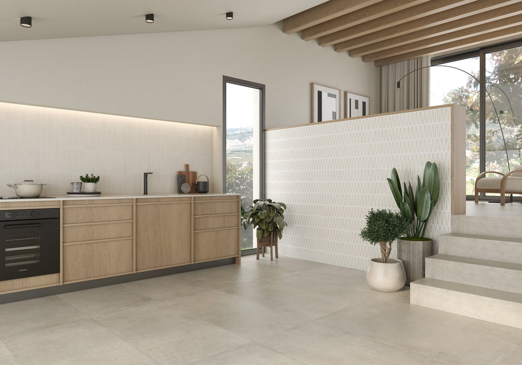 Tera Blanco Ceramic Tile – room scene
