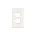 Thassos White Marble Single Duplex Switch Plate Cover / Wall Plate - Polished