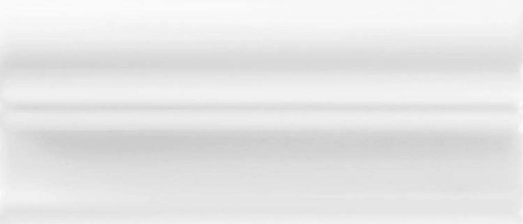 Decorative Accents White Ice Chair Rail