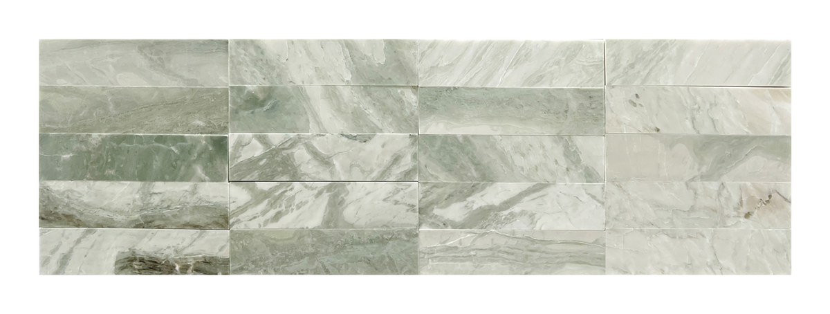 Rockart Green Marble 2-1/2x10 Brick Tile