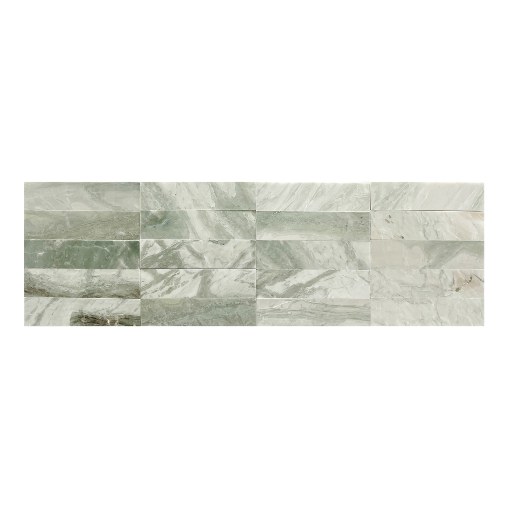 Rockart Green Marble 2-1/2x10 Brick Tile