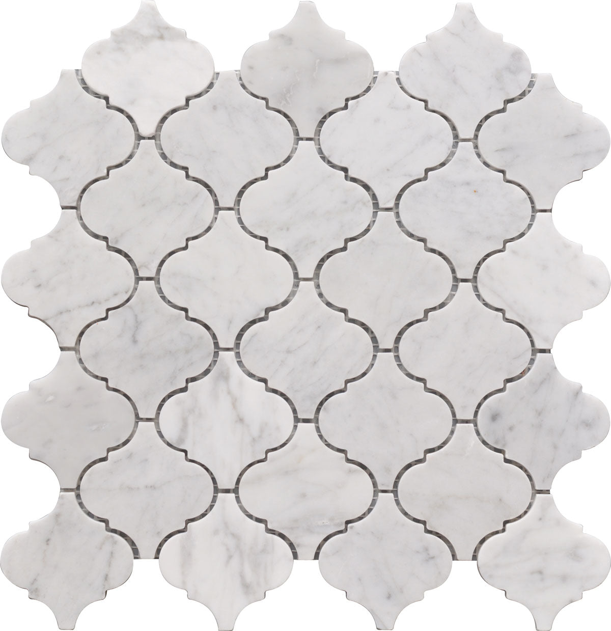Rockart Carrara Lantern Marble Mosaic Tile