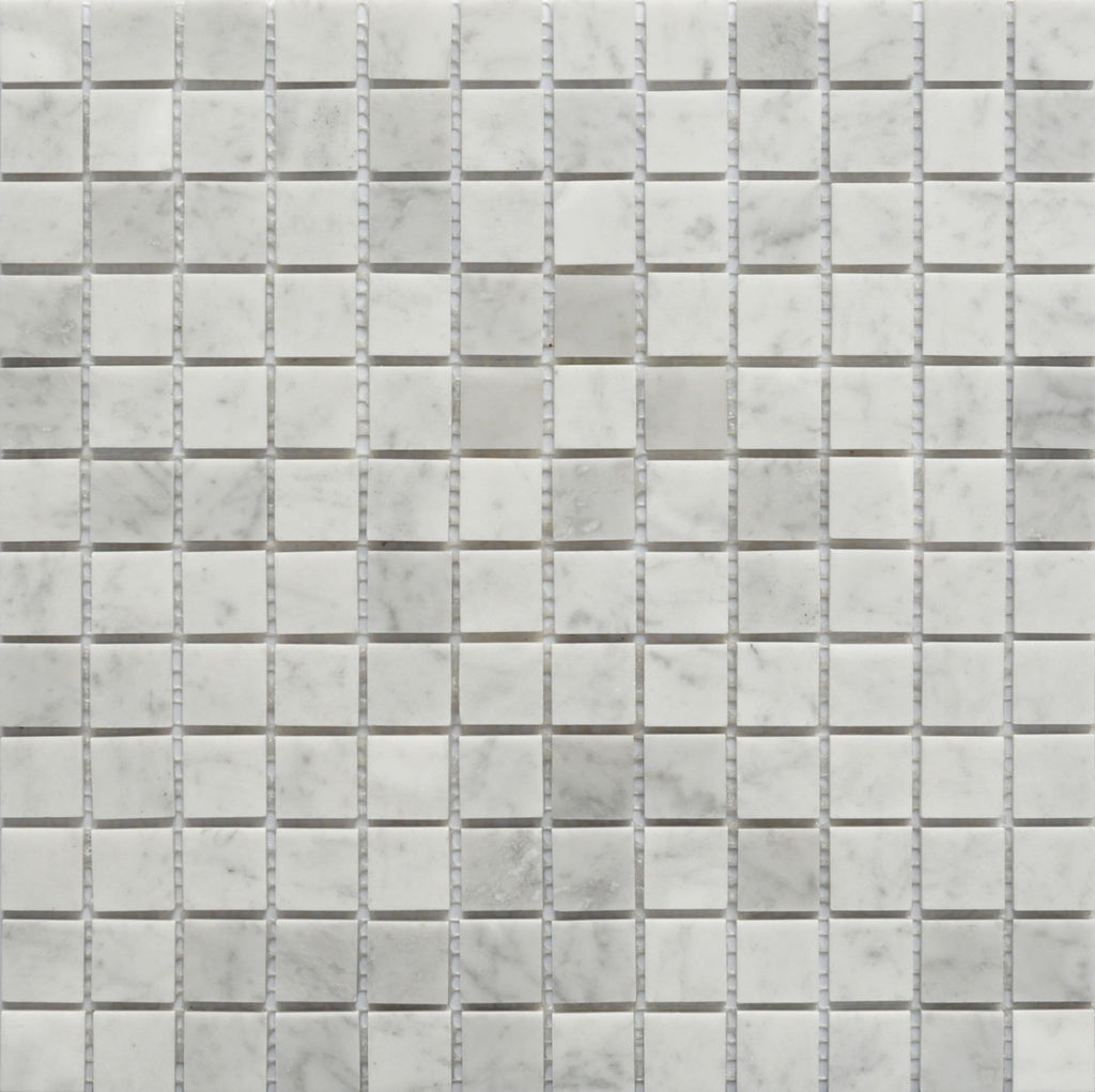 Rockart Carrara 1x1 Square Marble Mosaic Tile