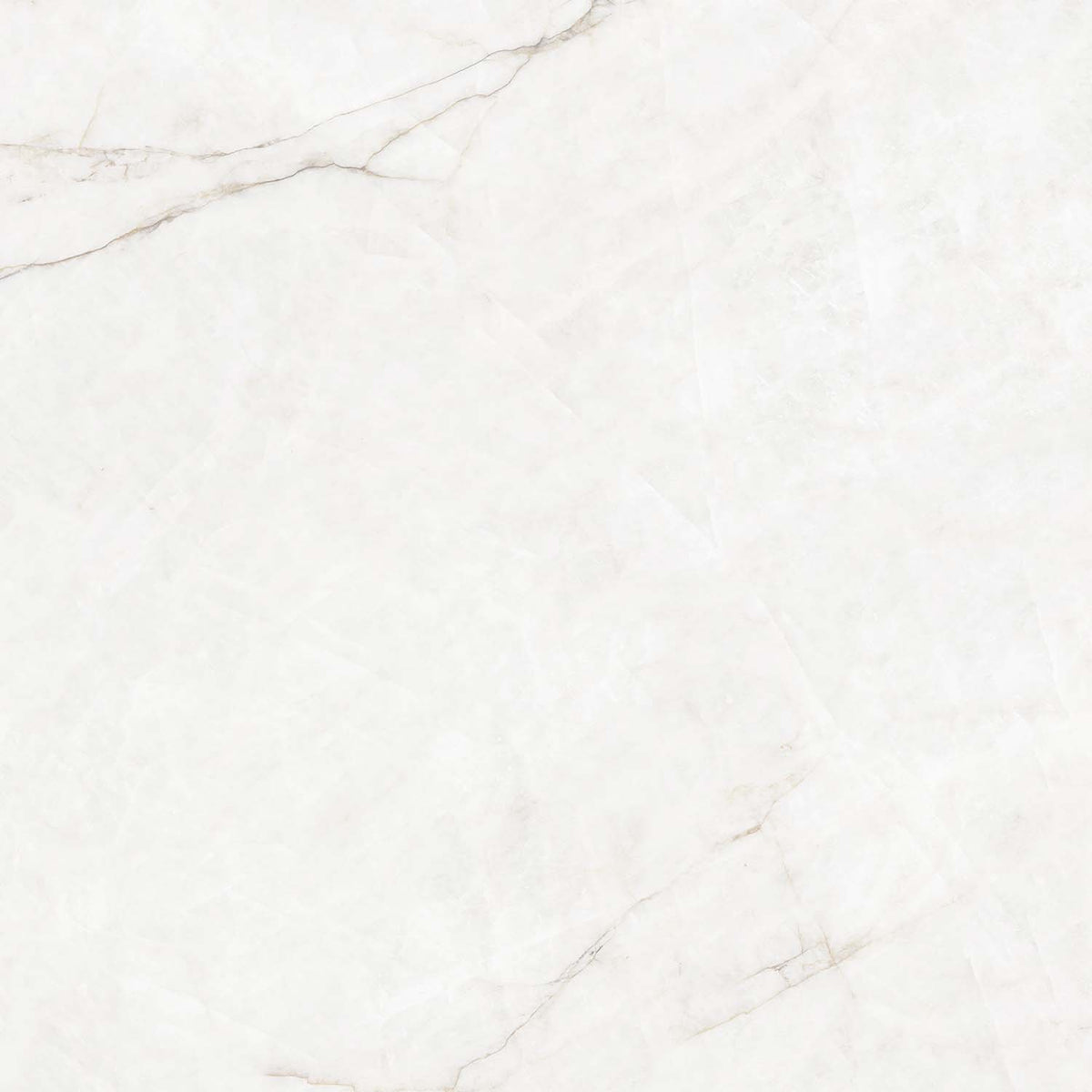 Pietra White marble-look porcelain tile surface
