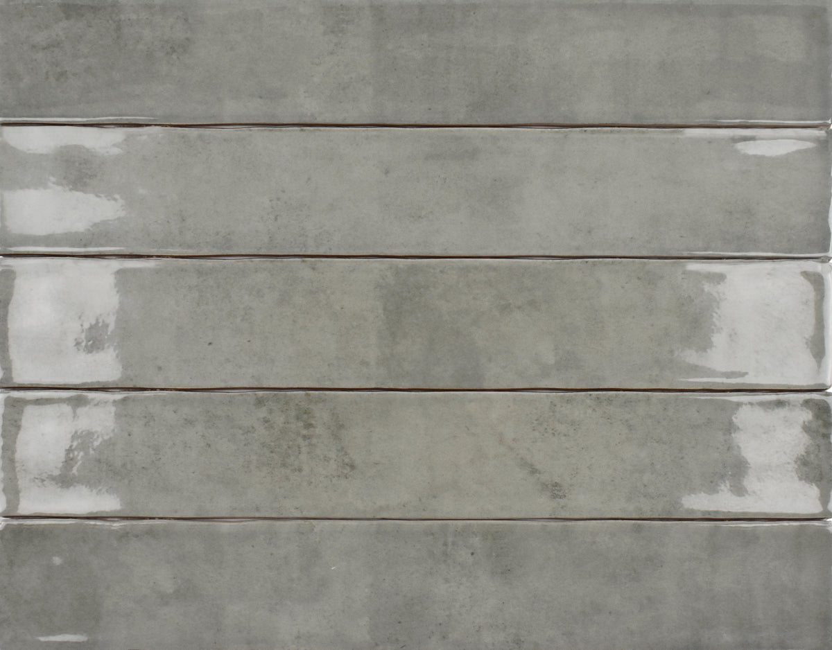 Zellige Tender Gray Ceramic Wall Tile