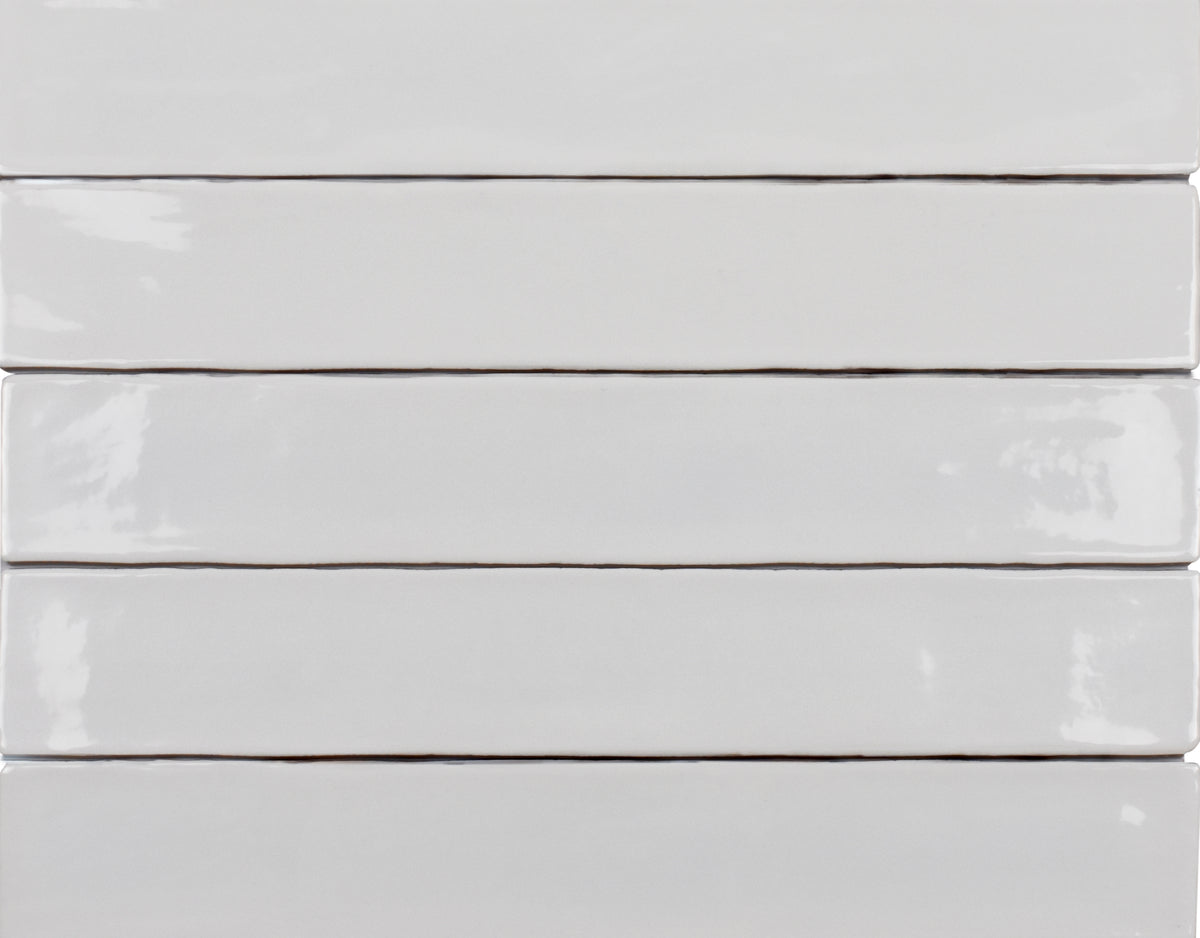 Zellige White Ceramic Wall Tile