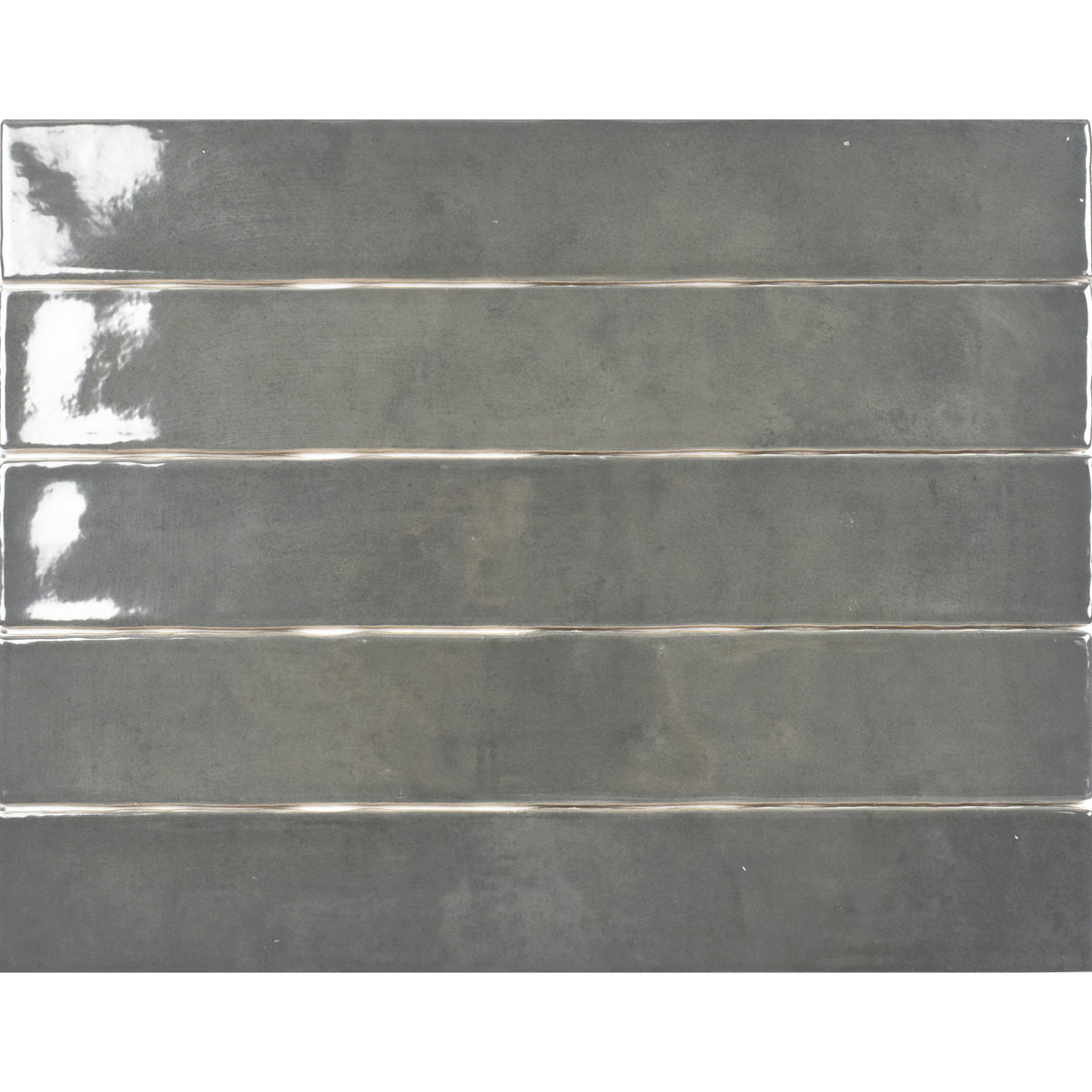 Zellige Dark Gray Ceramic Wall Tile