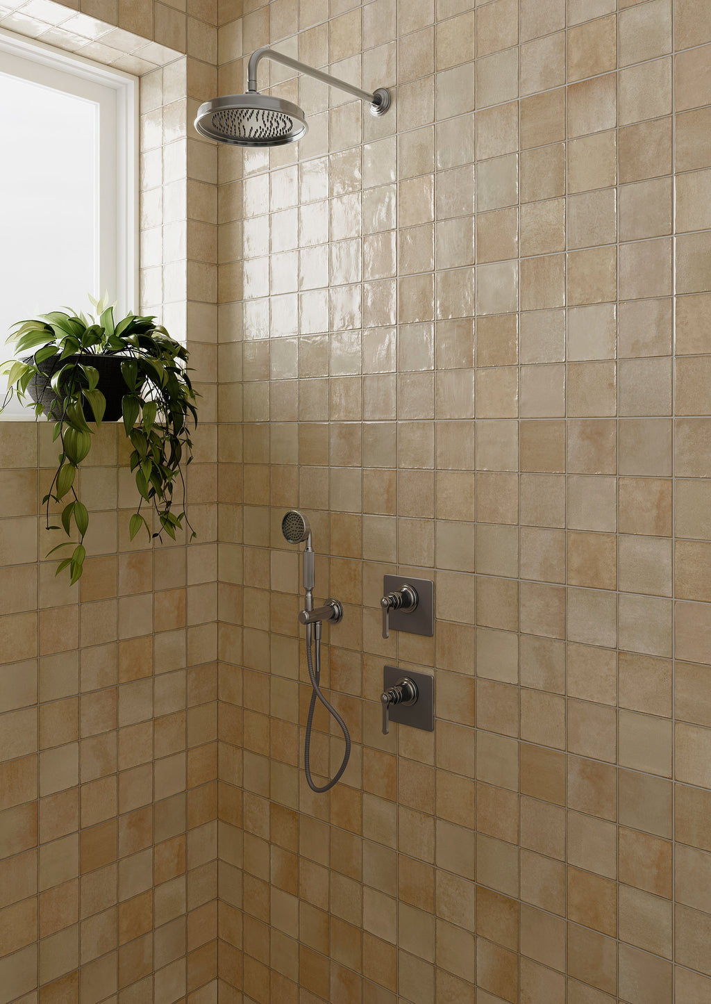 Decoris Mocha Beige Porcelain Tile – room scene