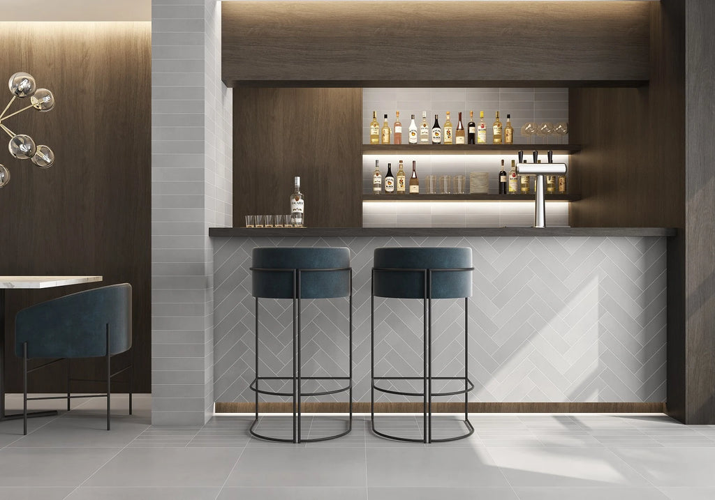 Pro Concrete Porcelain Tile – room scene