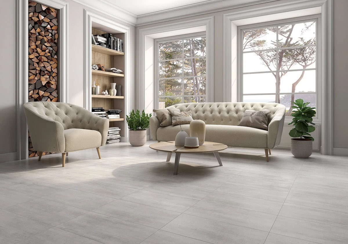 Nolita Blanco Porcelain Tile – room scene