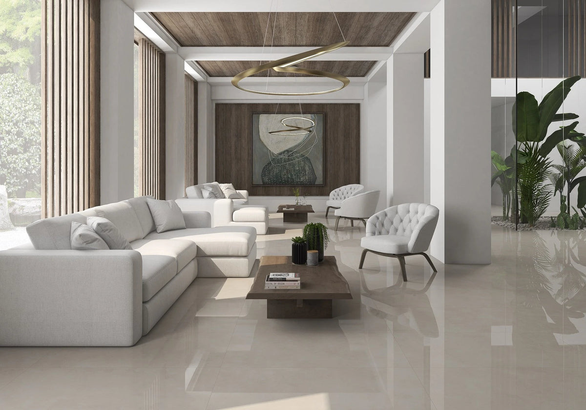 Pro Sand Porcelain Tile – room scene
