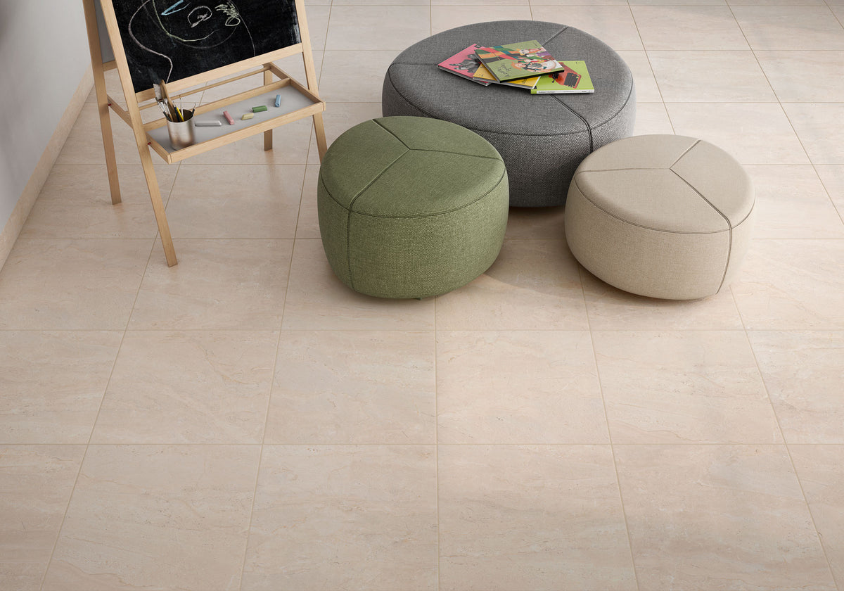 Weston Beige Ceramic Tile – room scene