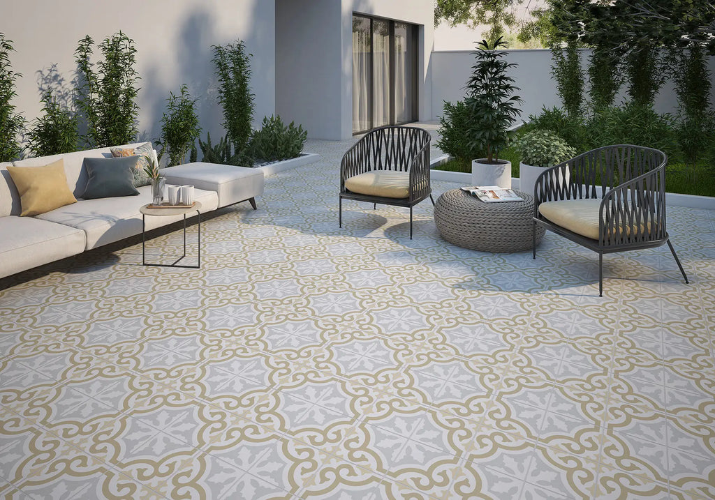Casablanca Fond Ceramic Tile – room scene