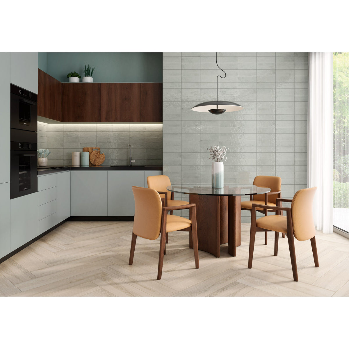 Aura Aquamarine Ceramic Wall Tile